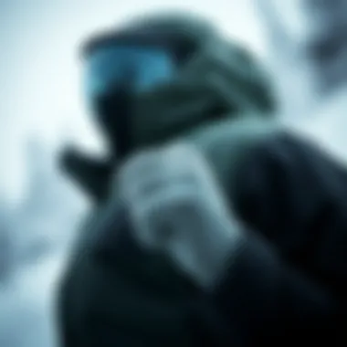 Advanced Insulation Technology Close-up of advanced insulation technology used in a 3in1 ski jacket.