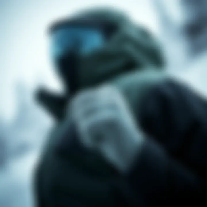 Advanced Insulation Technology Close-up of advanced insulation technology used in a 3in1 ski jacket.