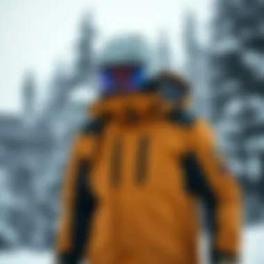Versatile Design of a 3in1 Ski Jacket A stylish 3in1 ski jacket showcasing versatility in design and fabric.