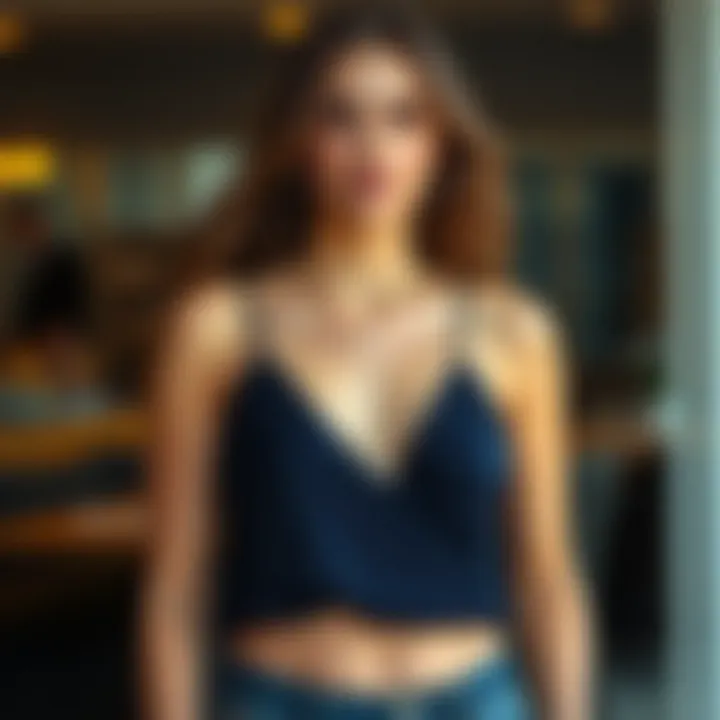Magnificent Exploring the Navy Blue Camisole: A Wardrobe Essential