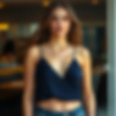 Magnificent Exploring the Navy Blue Camisole: A Wardrobe Essential Magnificent Exploring the Navy Blue Camisole: A Wardrobe Essential