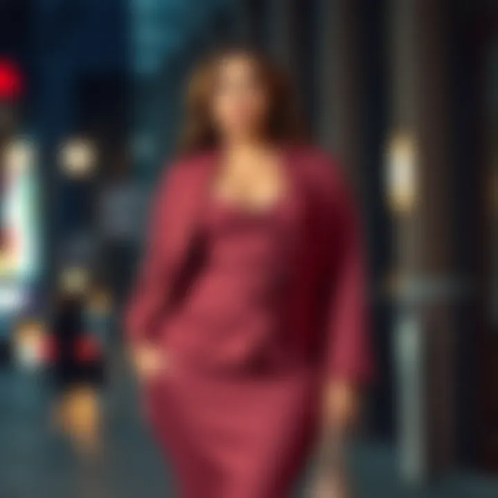 Elegant Formal Two-Piece Ensemble Elegant plus size two-piece ensemble suitable for formal events