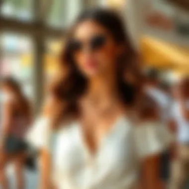 Chic Summer Outfit with V Neck Romper Stylishly accessorized V neck romper outfit for a summer event