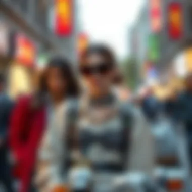 Fashionable individuals incorporating Bandolier in their outfits