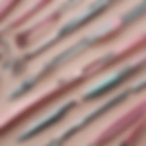 Different types of bikini razors displayed