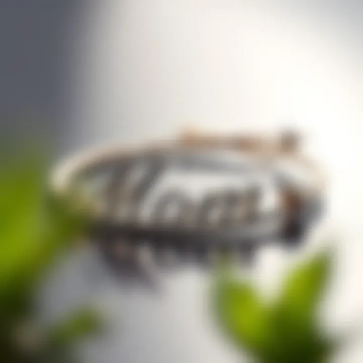 Close-up view of a beautifully designed name bracelet for mothers