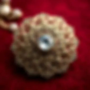 Intricate Vintage Brooch Elegant vintage brooch with intricate design