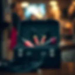 Durable carrying case for hair tools