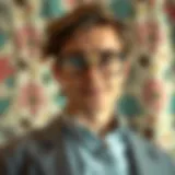 Casual Eyeglasses as Fashion Statements Stylish casual eyeglasses on a fashionable backdrop