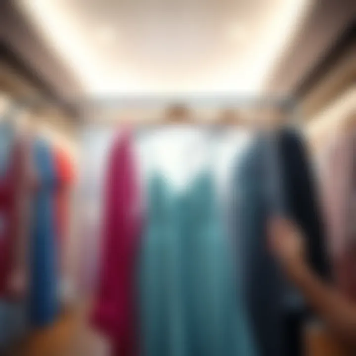 Material comparison of various clear garment bags