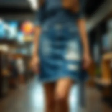 The Evolution of Distressed Denim Skirts Historical perspective of distressed denim skirts