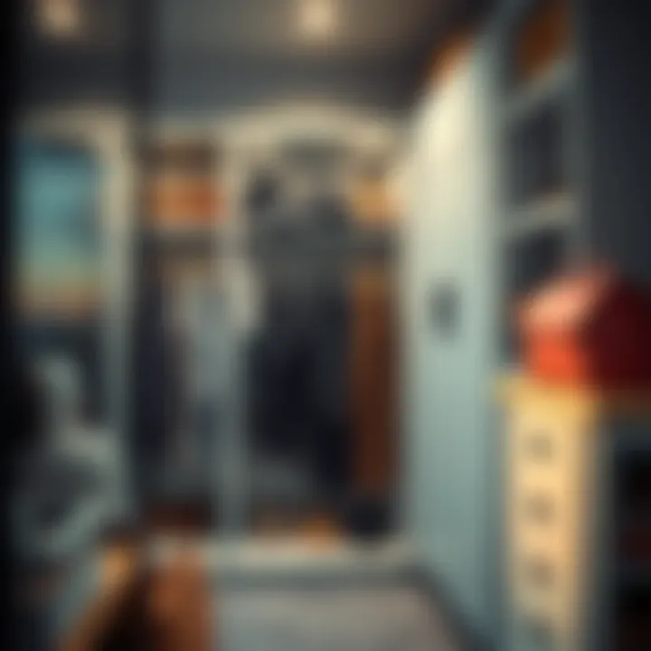Maximizing utility in enclosed clothes storage