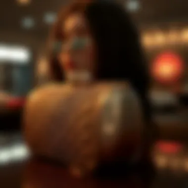 Intricate Craftsmanship of Customized Clutches Elegant customized clutch showcasing intricate craftsmanship and personalized design