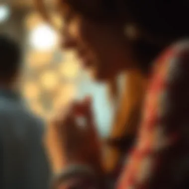 Emotional Resonance A heartfelt moment showcasing the emotional significance of name jewelry.