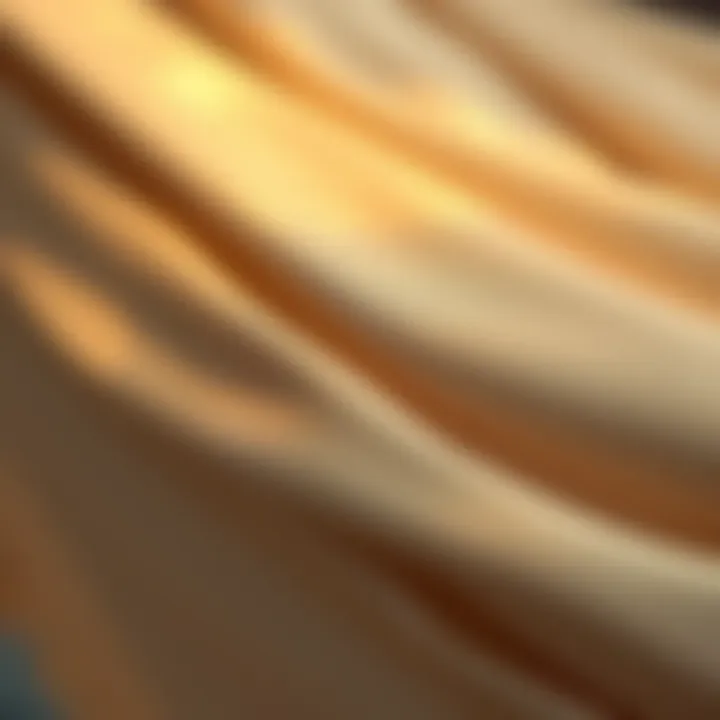 Luxurious Fabric Texture of the Mini Dress Close-up of luxurious fabric texture of the mini dress