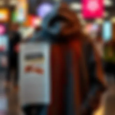 Care instructions displayed next to a drippy hoodie to maintain its quality.