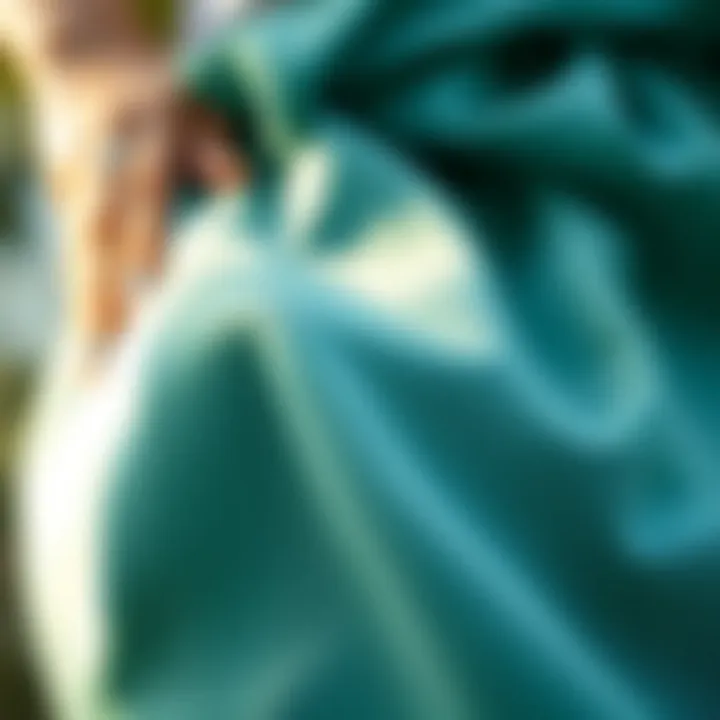 Breathable Fabrics for Summer Comfort Close-up of breathable fabric suitable for summer wear