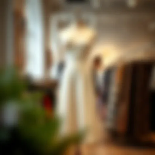 The Timeless Elegance of the Midi Dress Elegant simple midi dress displayed on a mannequin in a boutique setting