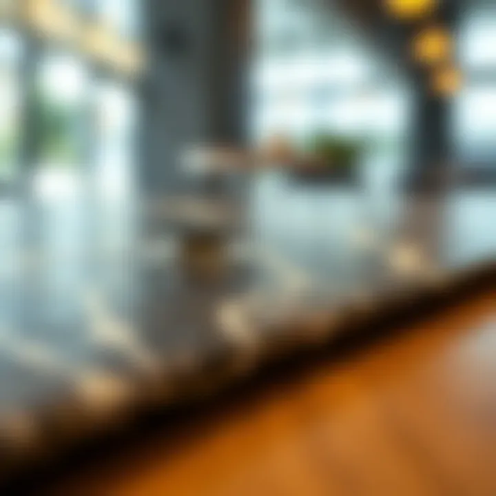 Close-up of heat resistant material showcasing durability