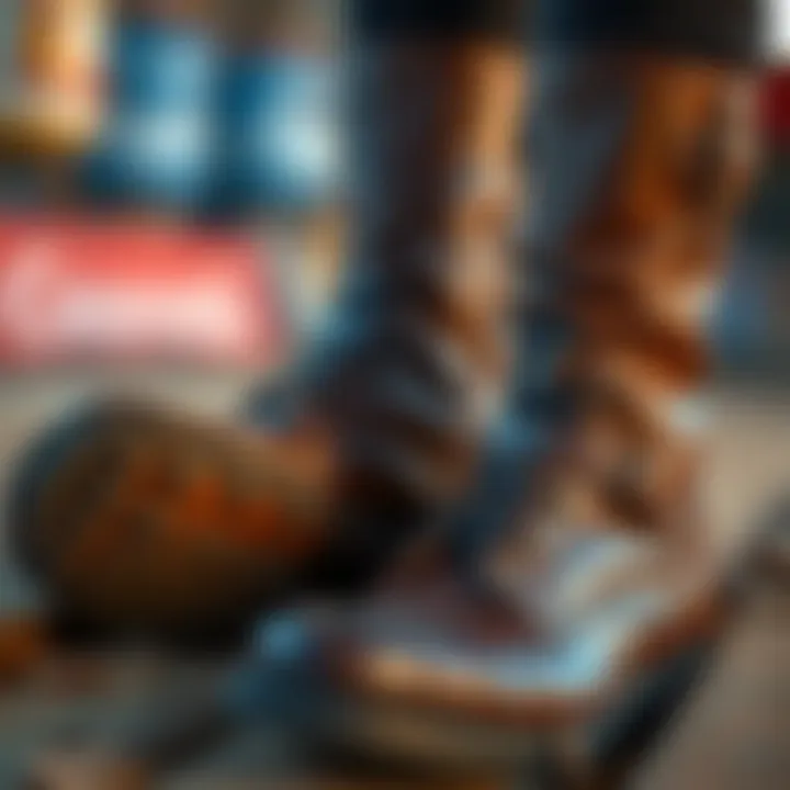 Premium Riding Boots Close-up of high-quality riding boots crafted from premium leather.