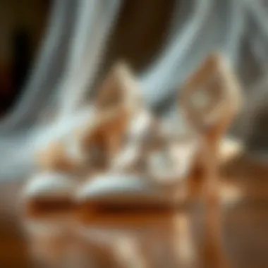 Elegant Butterfly Wedding Shoes Elegant butterfly wedding shoes adorned with delicate embellishments