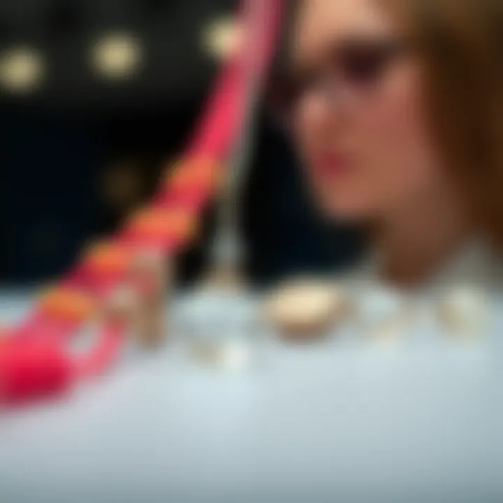 Variety of accessories made using clear elastic string, emphasizing versatility