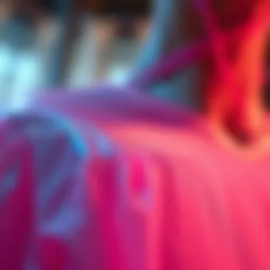 Fashion garments incorporating clear elastic string for enhanced comfort and fit