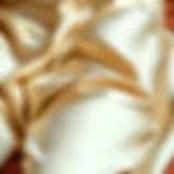 Luxurious satin texture showcasing elegance
