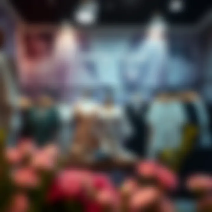 Emery Rose Collection Display An inviting display of the Emery Rose collection on a trendy backdrop.