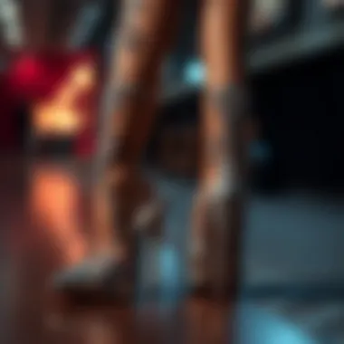 Elegant Extra Wide High Heels Design Elegant extra wide high heels showcasing intricate design