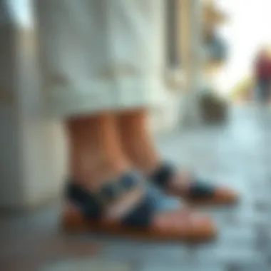 Versatile styling options for flat sandals with buckles