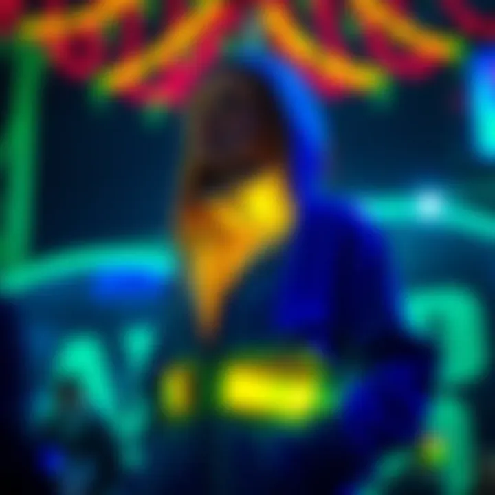 Creative design considerations for glow in the dark outfits.