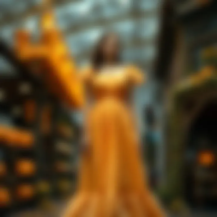 Charming pumpkin-themed attire perfect for a Halloween celebration