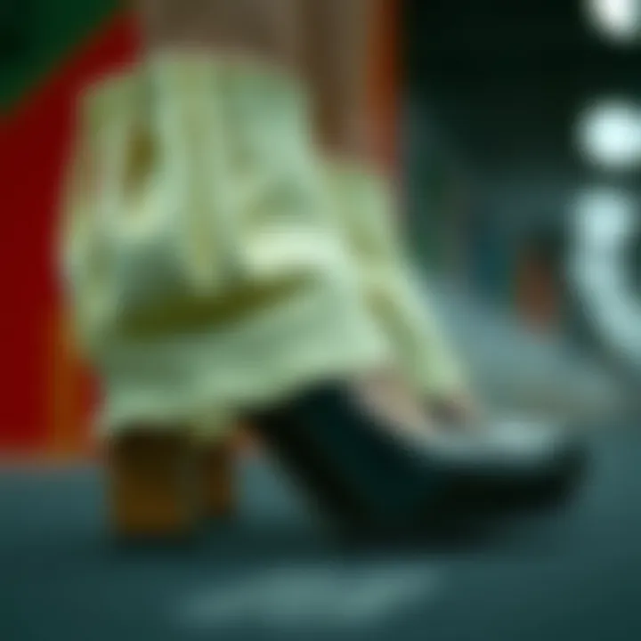 Sustainability in Heel Cuff Production Showcasing sustainable materials used in the production of heel cuffs.