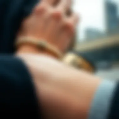 Personalized Touch on Hers and Hers Bracelets Close-up of personalized hers and hers bracelets with unique engravings.