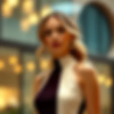 Formal Styling of High Neck Tank Dress Versatile high neck tank dress styled for a formal event