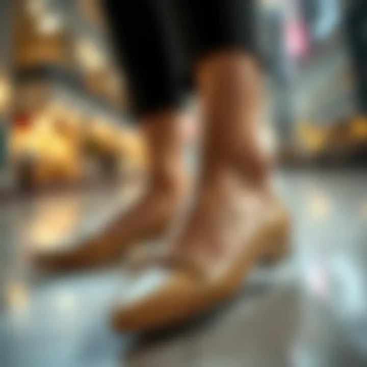 Material considerations for selecting beige flats