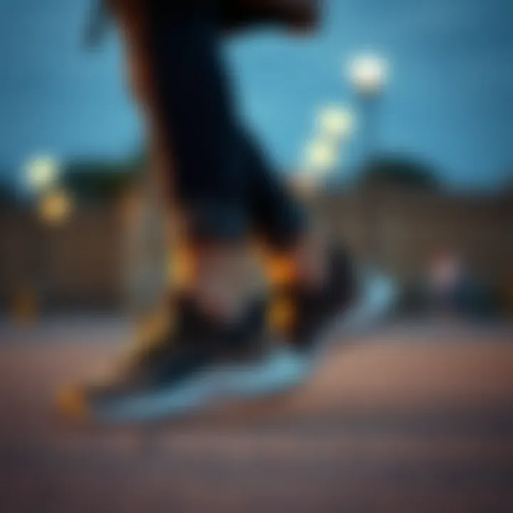 Leopard Sneakers Enhancing Casual Fashion Fashionable outfit paired with leopard running sneakers for casual wear.