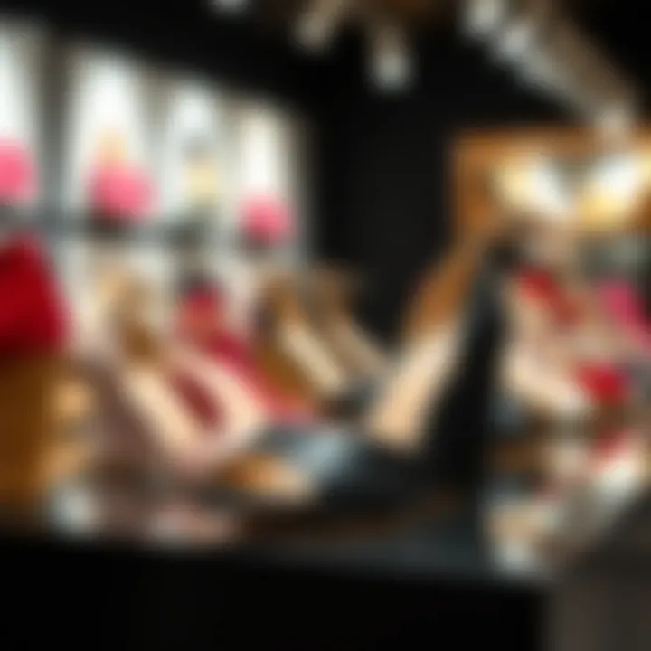 Diverse Styles of Low Heel Wedges Various styles of low heel wedges on display