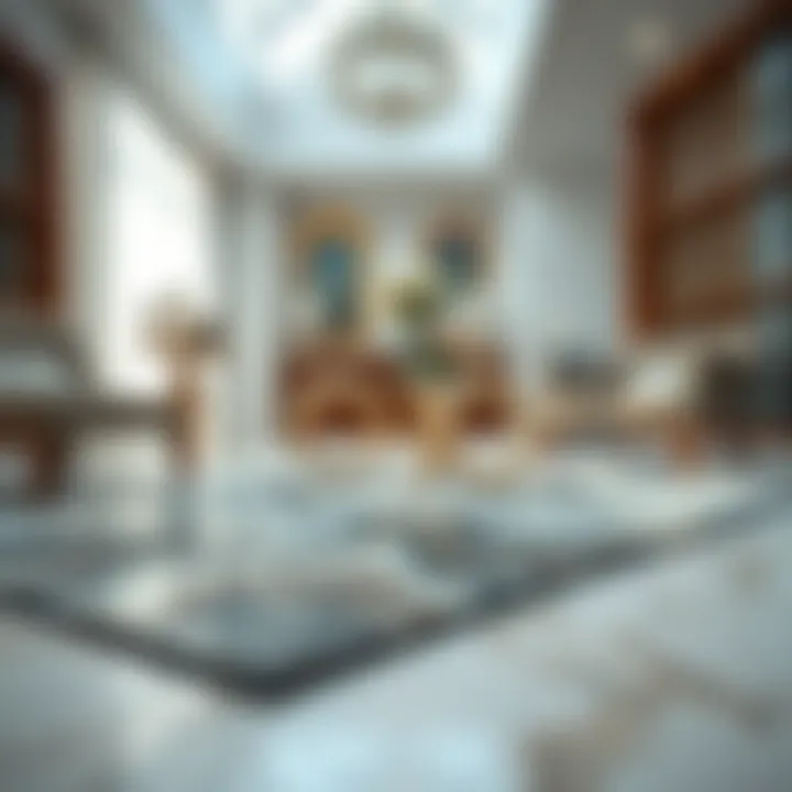 Maintenance tips for keeping marble pattern rugs pristine