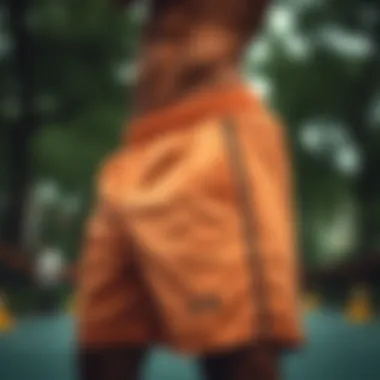 Stylish woven training shorts in various colors