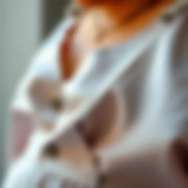 Close-up of fabric textures used in plus size jumpsuits