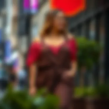 Styling options for plus size overall jumpsuits with accessories