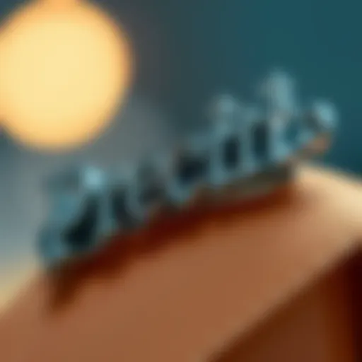 A close-up of a personalized name barrette with intricate design