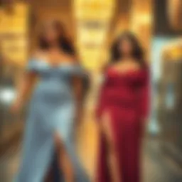 Exploring Plus Size Dresses with Thigh High Slits Introduction