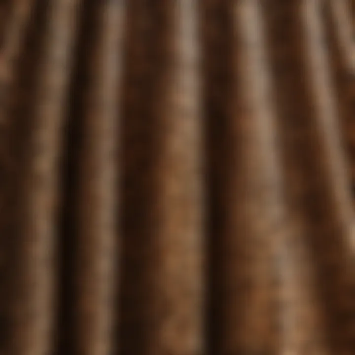 Close-up of fabric texture of a leopard print maxi skirt showcasing its quality