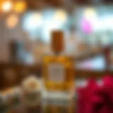 Elegant portable mini refillable perfume in a stylish case