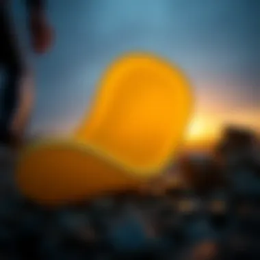 Sustainable Running Gear Materials Visual representation of sustainable materials used in modern running gear.