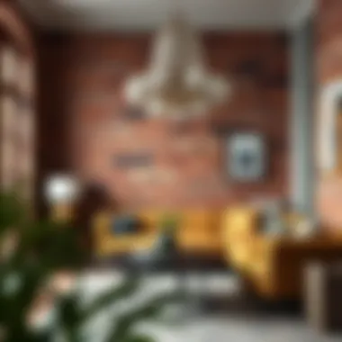 Elegant Color Pairings with Rustic Red Brick Wallpaper Color pairings with rustic red brick wallpaper