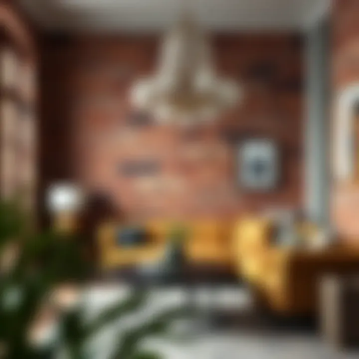 Elegant Color Pairings with Rustic Red Brick Wallpaper Color pairings with rustic red brick wallpaper